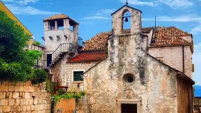 Korcula Altstadt und Geburtshaus von Marco Polo