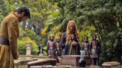 cersei lannister in trsteno arboretum