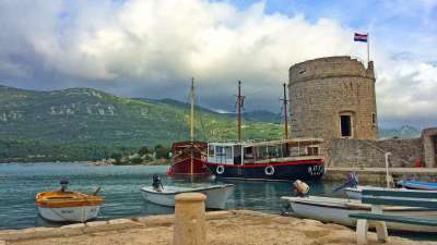 town of Mali Ston, Croatia