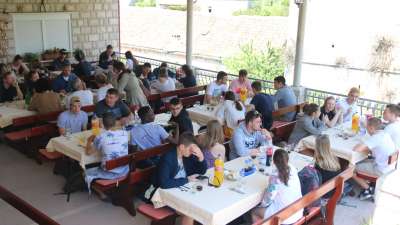 Lunch in Restaurant on Šipan